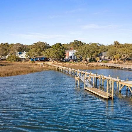 オーシャン・アイル・ビーチ Dolphin Cove - Whole Waterfront House With Dockヴィラ エクステリア 写真
