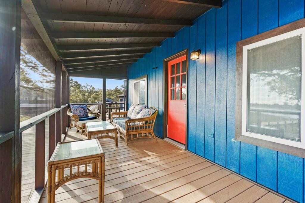 オーシャン・アイル・ビーチ Dolphin Cove - Whole Waterfront House With Dockヴィラ エクステリア 写真