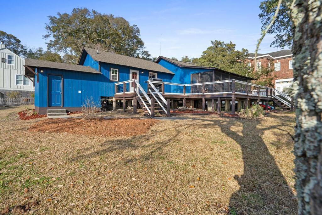 オーシャン・アイル・ビーチ Dolphin Cove - Whole Waterfront House With Dockヴィラ エクステリア 写真